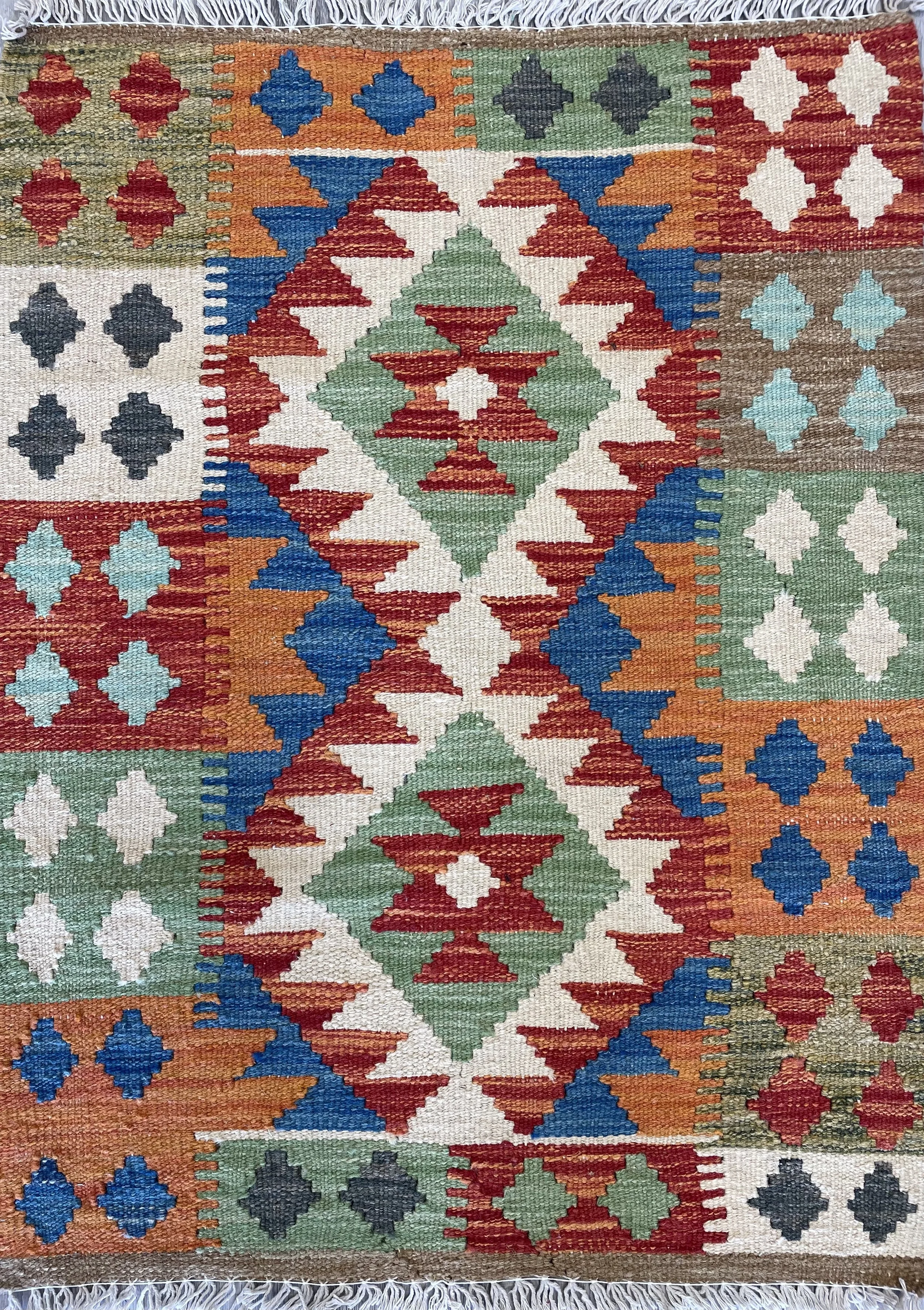 Hand-Woven 2x3 Kilim Rug — Kasra Rugs Toronto | Vintage Persian